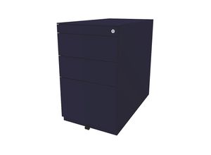 5020073762150 - BISLEY Standcontainer Note™ mit 2 Universalschubladen 1 Hängeregistratur mit Top Tiefe 775 mm oxfordblau