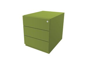 5020073811865 - BISLEY Rollcontainer Note™ mit 3 Universalschubladen HxBxT 495 x 420 x 565 mm mit Griffleiste grün