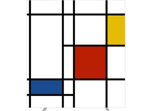 3660141945225 - Trennwand easyScreen mit Fotomotiv Modell Mondrian Breite 1600 mm