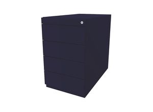 5020073707649 - BISLEY Standcontainer Note™ mit 4 Universalschubladen Tiefe 775 mm oxfordblau