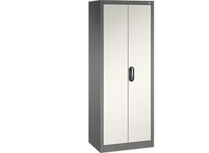 4055404465173 - ACURADO Universalschrank BxT 700 x 500 mm vulkangrau   perlweiß