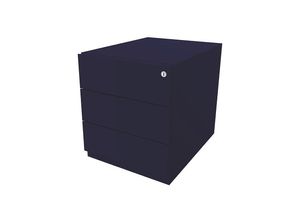 5020073761504 - BISLEY Rollcontainer Note™ mit 3 Universalschubladen HxBxT 495 x 420 x 565 mm mit Griffleiste oxfordblau