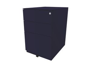 5020073786316 - BISLEY Rollcontainer Note™ mit 2 Universalschubladen 1 Hängeregistratur HxBxT 652 x 420 x 565 mm mit Top oxfordblau