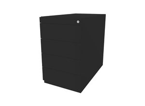 5020073819007 - BISLEY Standcontainer Note™ mit 4 Universalschubladen Tiefe 775 mm schwarz