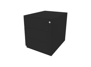 5020073781175 - BISLEY Rollcontainer Note™ mit 3 Universalschubladen HxBxT 502 x 420 x 565 mm mit Griffleiste und Top schwarz