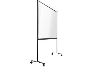 8712752110778 - Hygieneschutzwand Work Board mit Rollen Acrylglas transparent & Stahl B 1200 x H 1500 mm