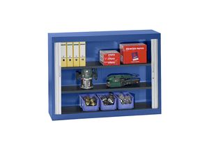 8697653673563 - Rollladenschrank HxBxT 1040 x 1400 x 440 mm Korpus enzianblau 8697653673563 - Rollladenschrank HxBxT 1040 x 1400 x 440 mm Korpus enzianblau
