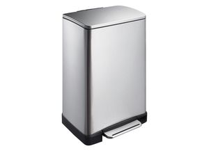 8713631650224 - EKO Edelstahl-Tretabfallsammler eckig Volumen 40 l Anti-Fingerprint-Beschichtung 8713631650224 - EKO Edelstahl-Tretabfallsammler eckig Volumen 40 l Anti-Fingerprint-Beschichtung