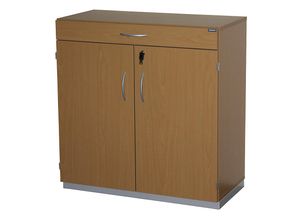 4061753011787 - eurokraft pro Geräteschrank mit Sortiertisch HxBxT 942 x 913 x 440 mm abschließbar Buche-Dekor