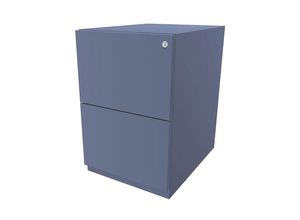 5020073716474 - BISLEY Rollcontainer Note™ mit 2 Hängeregistraturen HxB 645 x 420 mm blau