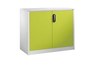 4055404482088 - ACURADO Akten-Sideboard 2 Ordnerhöhen HxBxT 1000 x 1200 x 500 mm lichtgrau   viridingrün