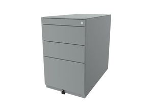 5020073761474 - BISLEY Standcontainer Note™ mit 2 Universalschubladen 1 Hängeregistratur mit Top Tiefe 775 mm silber