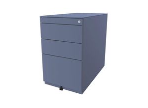 5020073823011 - BISLEY Standcontainer Note™ mit 2 Universalschubladen 1 Hängeregistratur mit Top Tiefe 775 mm blau