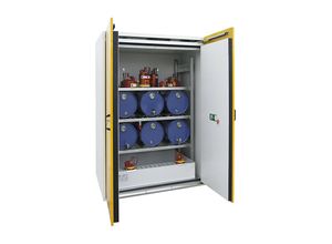 4260139971312 - Fass-Schrank Typ 90 feuerbeständig 6 x 60-l-Fass liegend HxBxT 2200 x 1550 x 1025 mm