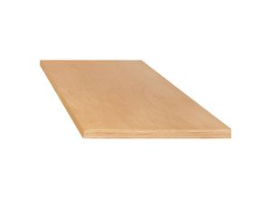 7612269043006 - LISTA Arbeitsplatte für Werkbänke im Baukastensystem Buche-Multiplex BxT 2000 x 750 mm Stärke 40 mm