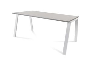 8427951004901 - Schreibtisch BLANCA HxBxT 740 x 1600 x 800 mm grau Gestell weiß