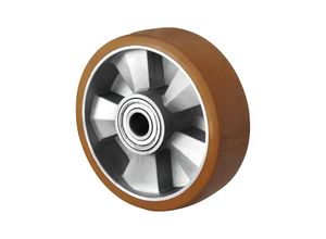 4260390226732 - eurokraft basic PU-Rad auf Alu-Felge Doppelkugellager ab 2 Stk Rad-Ø x Breite 125 x 50 mm 4260390226732 - eurokraft basic PU-Rad auf Alu-Felge Doppelkugellager ab 2 Stk Rad-Ø x Breite 125 x 50 mm