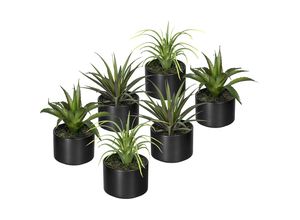 4064118068587 - Aloe Agave Tillandsie im Keramiktopf VE 6 Stk Höhe 250 mm 3-fach sortiert