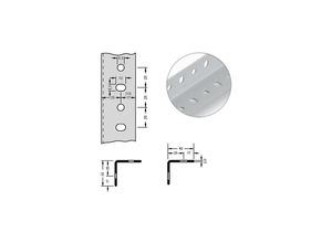 4250623727907 - Stahl-Winkelprofil für Baukastensystem 42 x 42 x 2 mm Länge 3 m lichtgrau VE 6 Stk 4250623727907 - Stahl-Winkelprofil für Baukastensystem 42 x 42 x 2 mm Länge 3 m lichtgrau VE 6 Stk