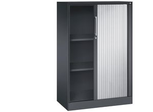 4060061426290 - Rollladenschrank ASISTO Höhe 1292 mm Breite 800 mm schwarzgrau weißaluminium