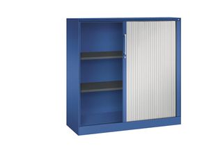 4062084829270 - Rollladenschrank ASISTO Höhe 1292 mm Breite 1200 mm enzianblau lichtgrau