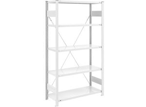 4061753019011 - eurokraft pro AntiBak®-Steckregal antibakteriell Regalhöhe 2000 mm Grundregal Fachbodenbreite 1000 mm Fachbodentiefe 500 mm