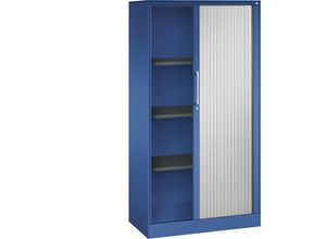 4062084799061 - Rollladenschrank ASISTO Höhe 1617 mm Breite 800 mm enzianblau lichtgrau