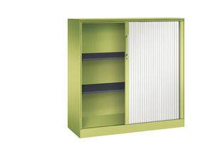 4062084829232 - Rollladenschrank ASISTO Höhe 1292 mm Breite 1200 mm viridingrün verkehrsweiß