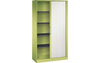 4062084798804 - Rollladenschrank ASISTO Höhe 1980 mm Breite 1000 mm viridingrün verkehrsweiß