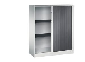 4062084799085 - Rollladenschrank ASISTO Höhe 1292 mm Breite 1000 mm lichtgrau schwarzgrau