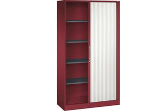 4062084798811 - Rollladenschrank ASISTO Höhe 1980 mm Breite 1000 mm rubinrot verkehrsweiß