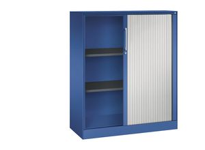 4062084799115 - Rollladenschrank ASISTO Höhe 1292 mm Breite 1000 mm enzianblau lichtgrau