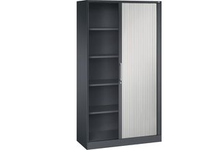 4025314172515 - Rollladenschrank ASISTO Höhe 1980 mm Breite 1000 mm schwarzgrau lichtgrau