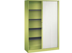 4062084798767 - Rollladenschrank ASISTO Höhe 1980 mm Breite 1200 mm viridingrün verkehrsweiß