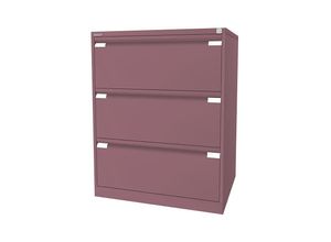 5020073828948 - BISLEY Hängeregistraturschrank 2-bahnig 3 Schübe DIN A4 pink