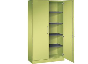 4050646168547 - CP Stahlschrank C 3000 Asisto 141002-000+141002-710 viridingrün 1000 x 435 x 1980 cm aufgebaut