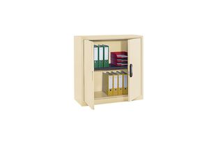 4025314224900 - Stahlschrank mit Flügeltüren HxBxT 1000 x 1000 x 420 mm hellelfenbein