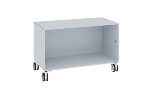 4250633390566 - mauser Einzelbox auf Rollen Breite 770 mm weißaluminium 4250633390566 - mauser Einzelbox auf Rollen Breite 770 mm weißaluminium