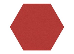 8712752097529 - Design-Pinnwand sechseckig Kork BxH 600 x 600 mm rot