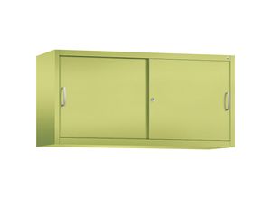 4063332006436 - C+P Aufsatzschrank H790xB1600xT500mm Korpus Viridingrün Fronten Viridingrün Anzahl Fächer 2