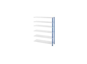 4061753093479 - eurokraft basic Großfach-Steckregal mit Stahlblechböden Tiefe 400 mm Anbauregal HxB 1976 x 1525 mm 4061753093479 - eurokraft basic Großfach-Steckregal mit Stahlblechböden Tiefe 400 mm Anbauregal HxB 1976 x 1525 mm