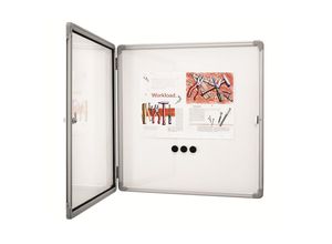 4013695033075 - Magnetoplan Schaukasten 1215000 Verwendung für Papierformat 4 x DIN A4 Innenbereich 1215000 Aluminium Weiß 1 St 4013695033075 - Magnetoplan Schaukasten 1215000 Verwendung für Papierformat 4 x DIN A4 Innenbereich 1215000 Aluminium Weiß 1 St