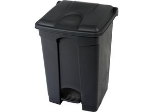 4897020629979 - Tretabfallsammler aus Rezyklat antibakteriell Volumen 45 l HxBxT 620 x 400 x 410 mm schwarz ab 5 Stk