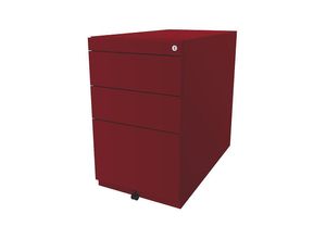 5020073717983 - BISLEY Standcontainer Note™ mit 2 Universalschubladen 1 Hängeregistratur ohne Top Tiefe 775 mm kardinalrot