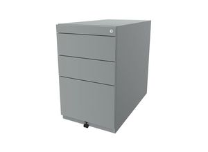 5020073804201 - BISLEY Standcontainer Note™ mit 2 Universalschubladen 1 Hängeregistratur ohne Top Tiefe 775 mm silber