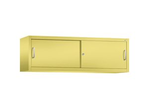 4063332004739 - C+P Aufsatzschrank H500xB1600xT400mm Korpus Schwefelgelb Fronten Schwefelgelb Anzahl Fächer 1