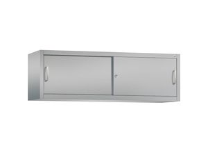 4050646341438 - C+P Aufsatzschrank H500xB1600xT400mm Korpus Weißaluminium Fronten Weißaluminium Anzahl Fächer 1