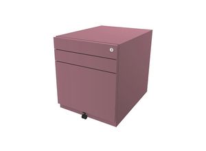 5020073755916 - BISLEY Rollcontainer Note™ mit 2 Universalschubladen 1 Hängeregistratur HxBxT 565 x 420 x 565 mm pink