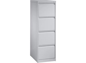 4025314218503 - Karteikartenschrank ACURADO 1-bahnig 4 Schübe weißaluminium