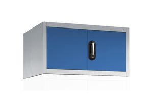 4025314792539 - ACURADO Aufsatzschrank mit Flügeltüren HxBxT 500 x 930 x 500 mm lichtgrau   lichtblau